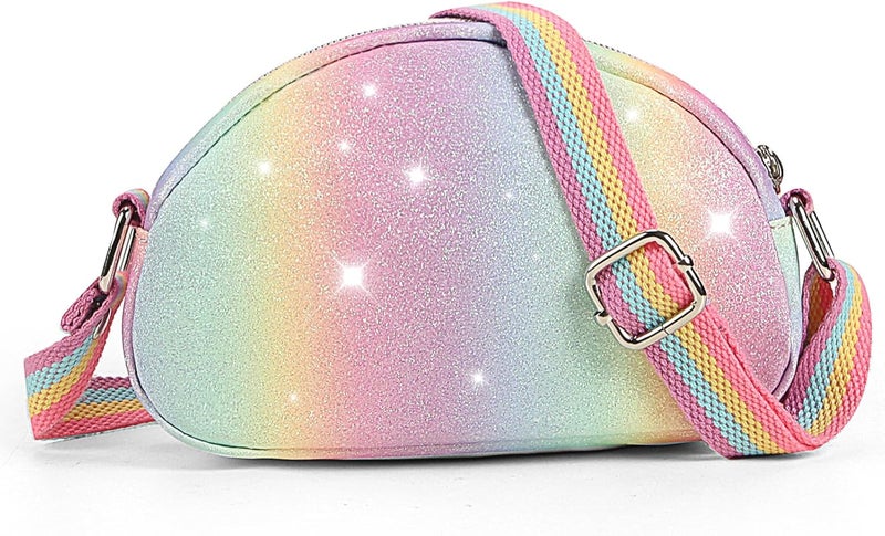 cotmcor Store Toddler Purse Valentines Gifts for Kids: 2 3 4 5 6 7 8 Year Old Girl Birthday Gift, Toys for Ages 2-4 Rainbow Crossbody Bag - Image 1